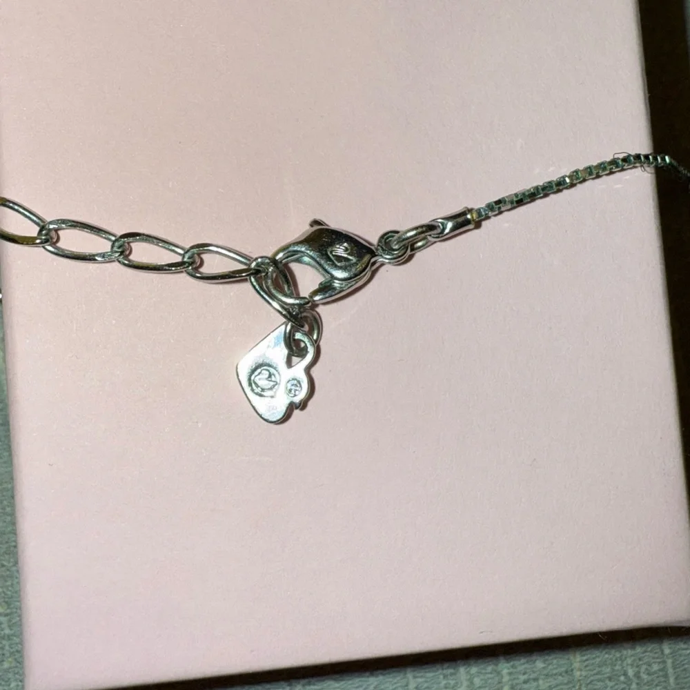 Vintage Swarovski Crystal Silver Bear Pendant Necklace - Picture 5 of 9